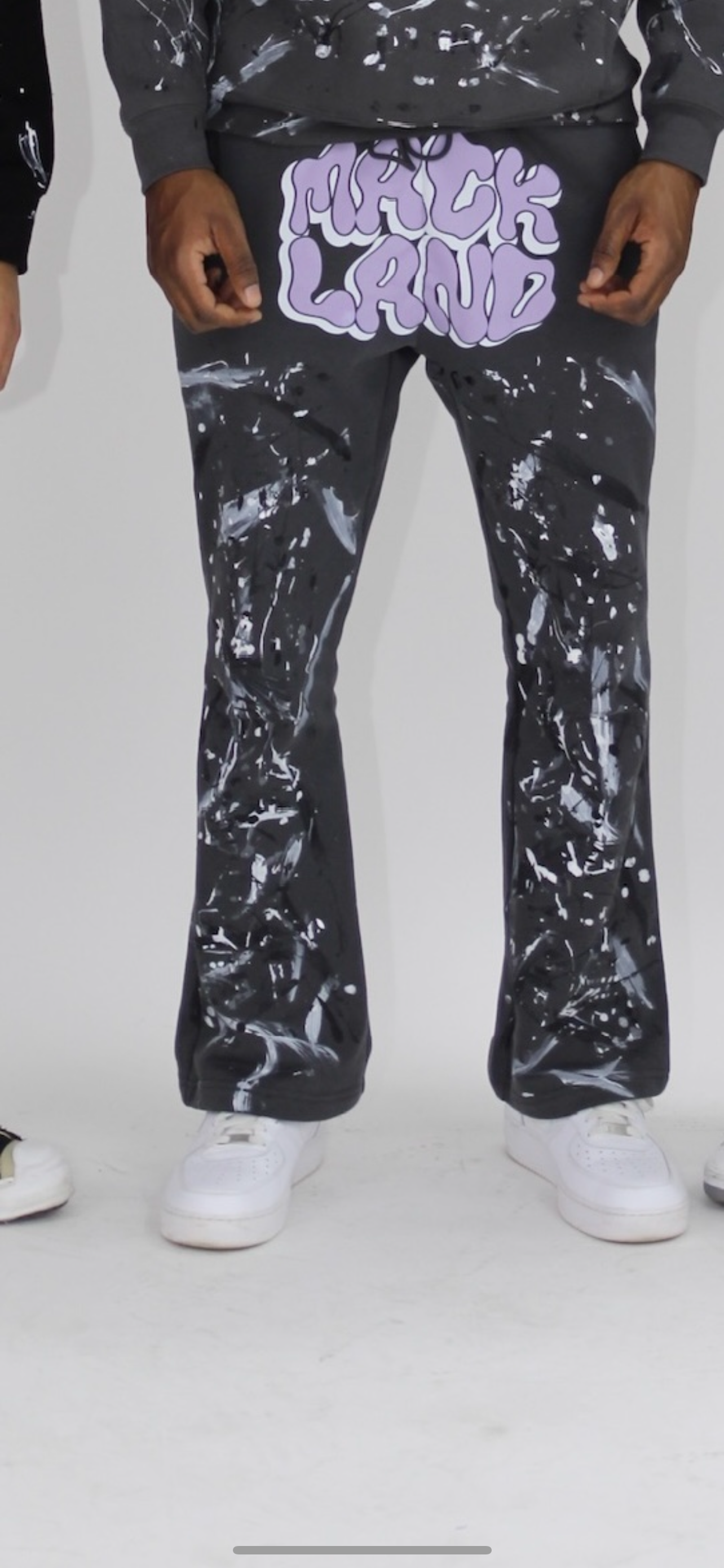 Gray Flare sweats